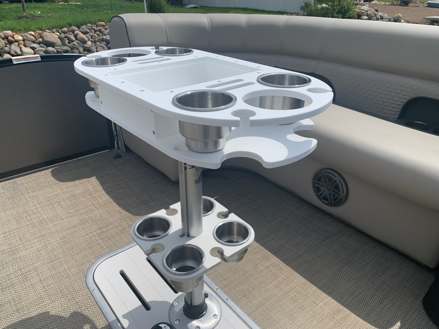 4 Place Cup Holder for Boat Table Posts