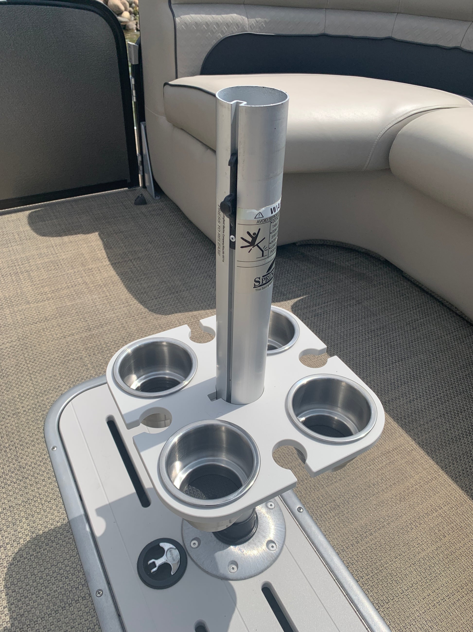 4 Pcs Boat Cup Holder, Cup and Wine Glass Holder