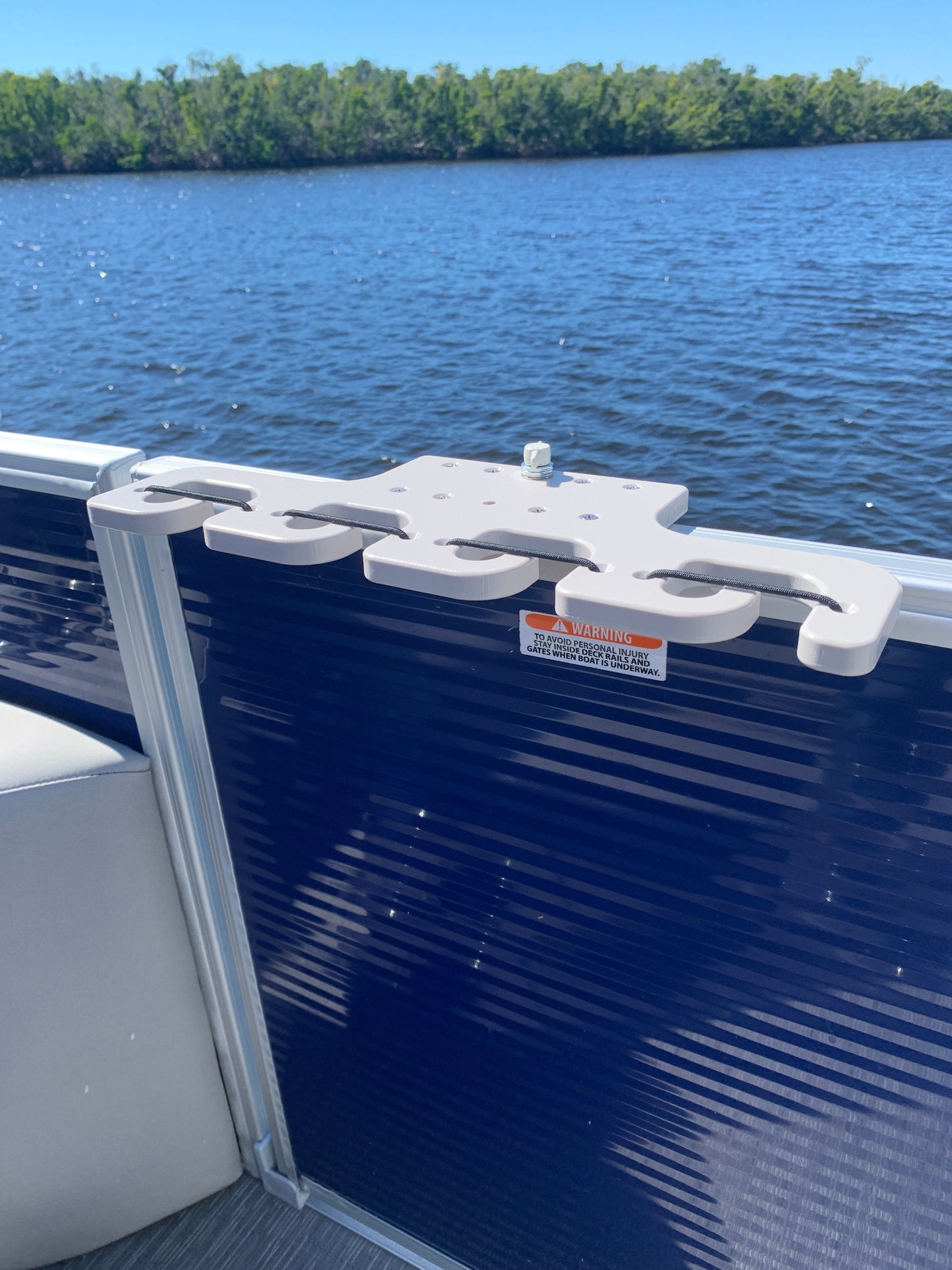 Pontoon Rail - 4X Rod Holder