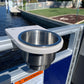 Pontoon Rail Cup Holder - (1-1/8") or (1-1/4") Square Rail