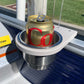 Pontoon Rail Cup Holder - (1-1/8") or (1-1/4") Square Rail