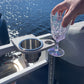 Premier Pontoon Rail Cup and Wine Glass Holder - 2" Tall Rails only.