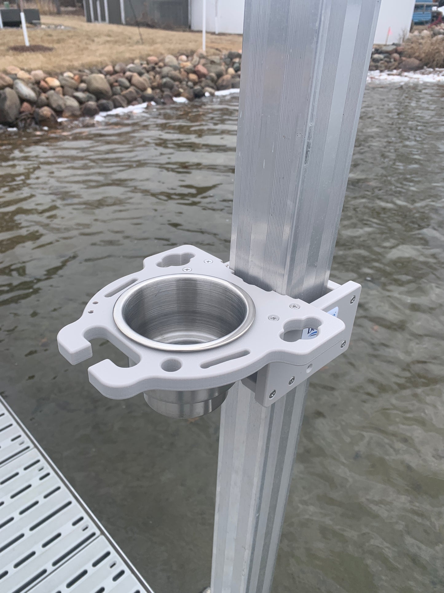 Dock Post – Single Rod and Cup Holder