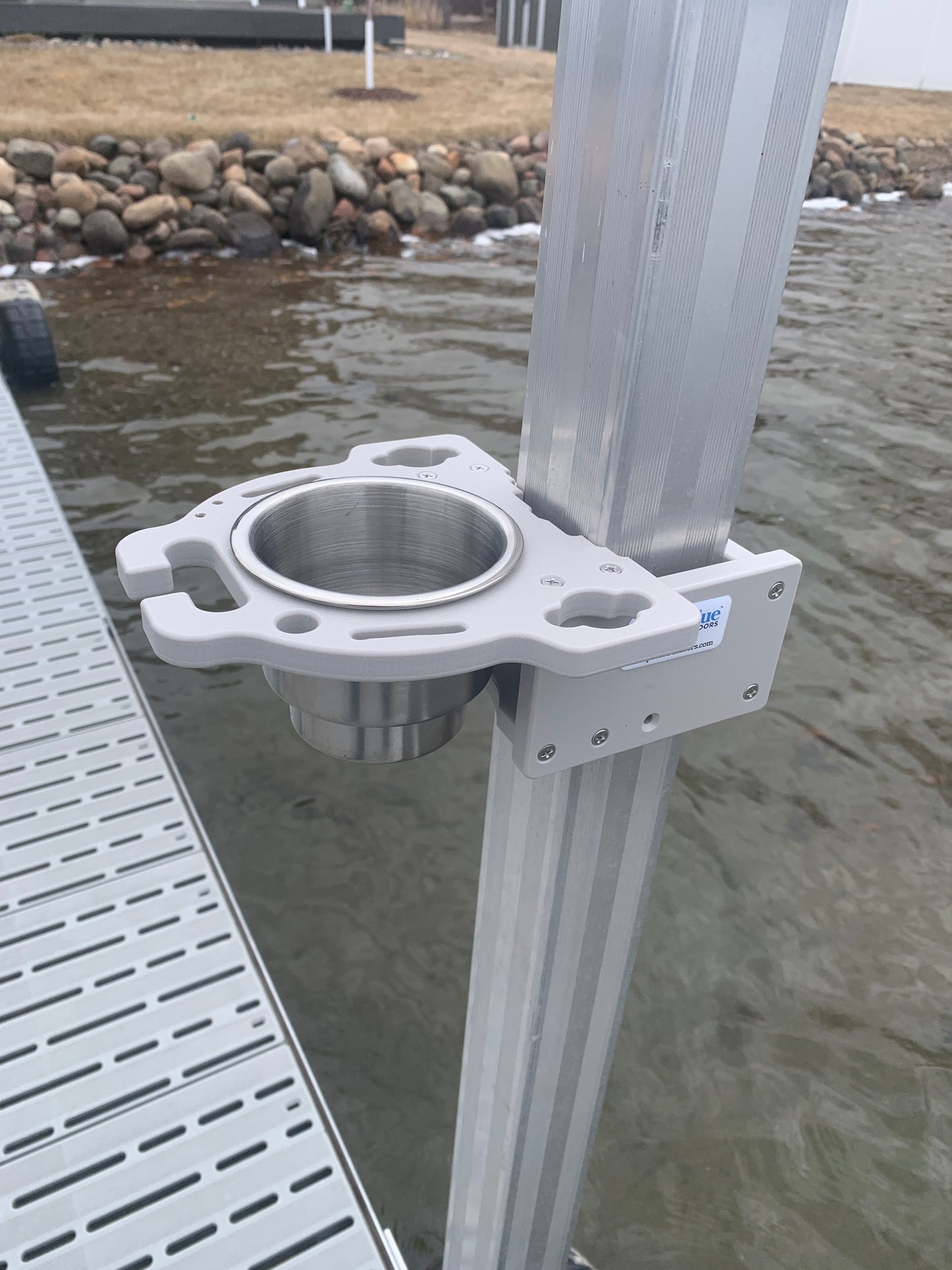 Dock Post – Single Rod and Cup Holder