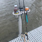 Dock Post – Double Rod and Cup Holder