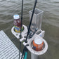 Dock Post – Double Rod and Cup Holder