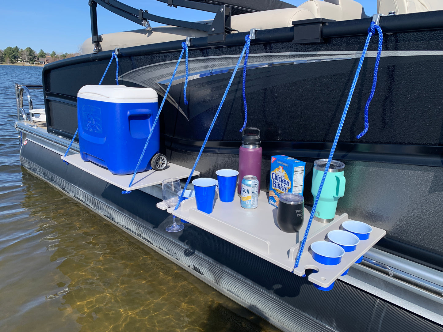 Sandbar Pontoon Tables