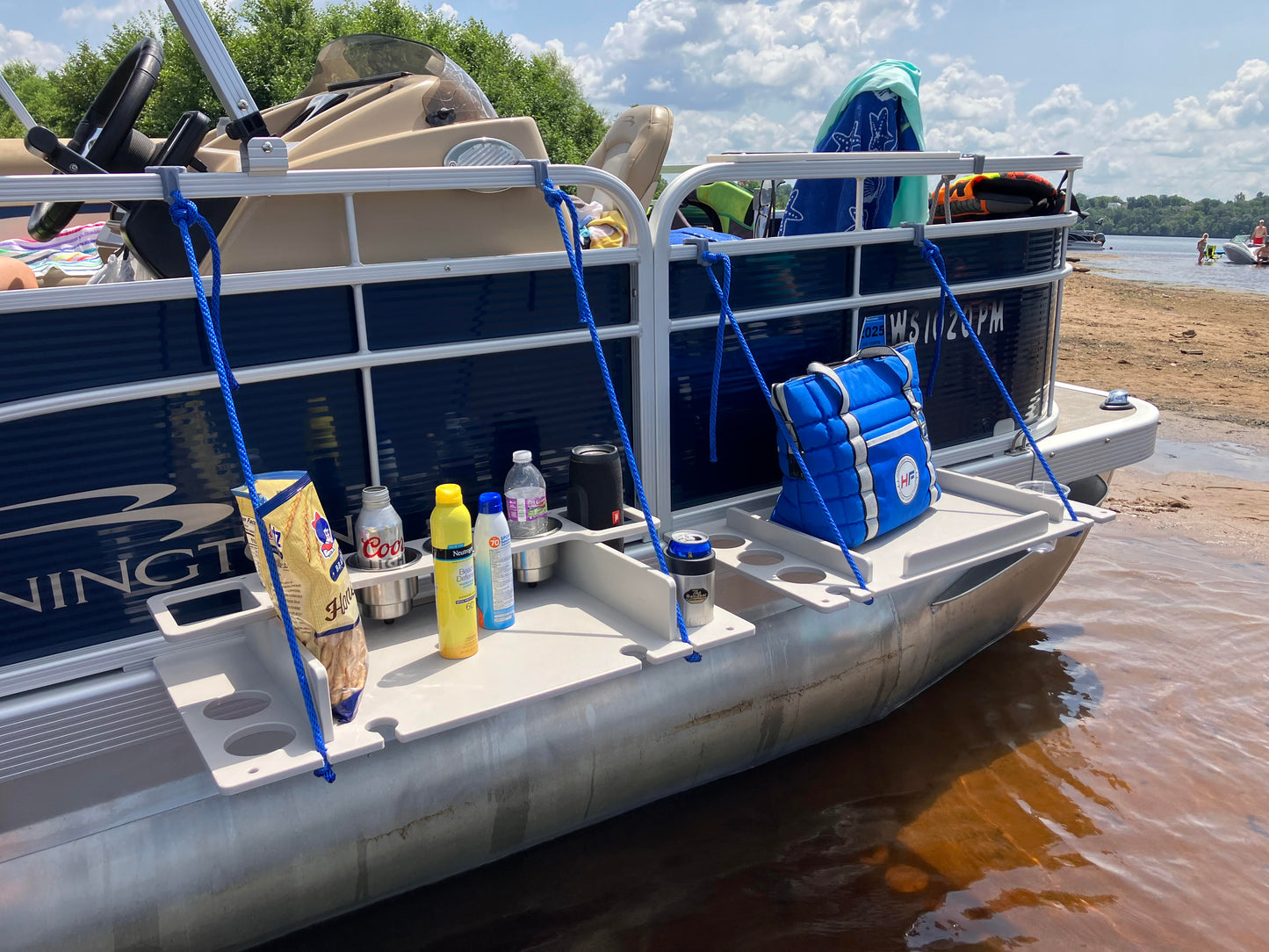 Sandbar Pontoon Tables