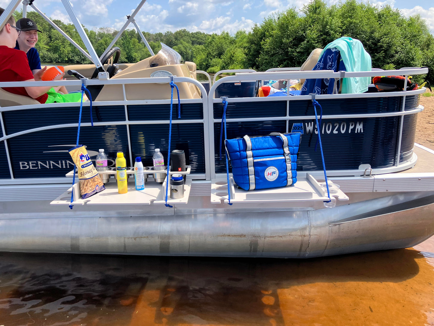 Sandbar Pontoon Tables