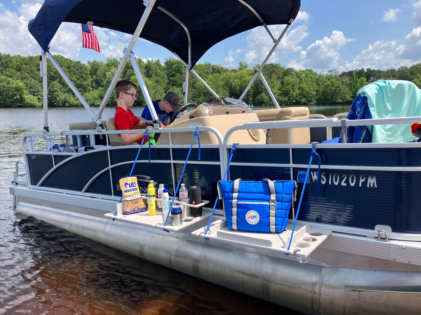 Sandbar Pontoon Tables